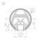Профиль KLUS-POR-F-1000 ANOD (Arlight, Алюминий) 019181-1 - фото 172548