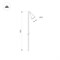 Светильник KT-HAREBELL-BOLL-H850-3W Warm3000 (BK, 40 deg, 24V) (Arlight, IP65 Металл, 3 года) 050689 - фото 174368