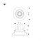 Светильник MS-VORTEX-BUILT-R135-30W Warm3000 (WH-WH, 17 deg, 230V) (Arlight, IP20 Металл, 5 лет) 056568 - фото 176832