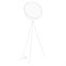 Светильник SP-LUNAR-FLOOR-D660-35W Dim-to-Warm (WH, 120 deg, 230V) (Arlight, IP20 Металл, 5 лет) 056253 - фото 176986