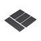 INTELLIGENT ARLIGHT Накладка панели KNX-23-4G-SUF Dark Grey (Backlight) (IARL, IP20 Металл, 2 года) 051087-1 - фото 182080