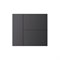 INTELLIGENT ARLIGHT Накладка панели KNX-23-3G-SUF Dark Grey (Backlight) (IARL, IP20 Металл, 2 года) 051095-1 - фото 182158