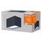 WI-FI SMART BRICK WIDE DARK GREY RGBW 600lm 85x145x75mm IP44 уличн.БРА(широкий куб) светильник LEDV 4058075564404 - фото 36883