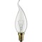 Свеча DECOR С35 FLAME CL 40W E14  (230V) FOTON_LIGHTING  (S107) -  лампа   на ветру прозрачная 605979 - фото 44911