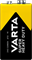 Батарейки VARTA SUPERLIFE 2022 6F22 Крона BL1 (упак 1шт) 4008496556632 - фото 59088