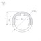 Профиль ROUND-D10.5-2000 ANOD (arlight, Алюминий) 029088 - фото 64388