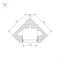 Профиль PDS45-T-2000 ANOD Black (arlight, Алюминий) 015033 - фото 66467