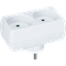 Разветвитель Navigator 94 671 NAD-L-2X-C-WH 2 гн. б/з 94671 - фото 71340