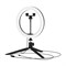 Светильник Gauss кольцевой 14W 700lm 3000-6500K 5V USB IP20 260*23мм черный дим пульт LED 1/20 RL002 - фото 72266