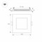 Светильник DL-120x120M-9W Day White (Arlight, IP40 Металл, 3 года) 020126 - фото 72660