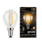 Лампа Gauss Filament Шар 7W 550lm 2700К Е14 LED 1/10/50 105801107 - фото 73403