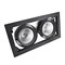 Светильник DL-LED KARDO 2*30W 38гр КОРПУС (H02230) Черный - светодиодный встраиваемый поворотный   DL-2000000728025 - фото 79489