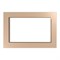 Рамка горизонтальная 2-местная (без перемычки), серия Катрин, GFR00-7012-02, шампань 39567 - фото 81774