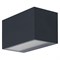WI-FI SMART BRICK WIDE DARK GREY RGBW 600lm 85x145x75mm IP44 уличн.БРА(широкий куб) светильник LEDV 4058075564404 - фото 84685