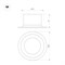 Светильник MS-DROP-BUILT-R84-8W Warm3000 (WH, 85 deg, 230V) (Arlight, IP54 Металл, 5 лет) 041461 - фото 98669