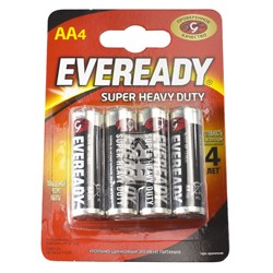 Батарейки EVEREADY AA/R6 BL4 - (блистер 4шт) - фото 37772