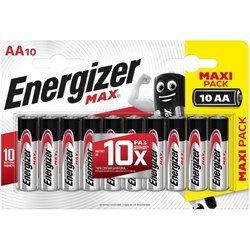 Батарейки ENERGIZER MAX LR6/E91/AA BL10 (блистер 10шт) Eco - фото 41398