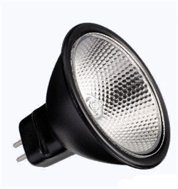 Лампа BLV       Reflekto Alu/Black 35мм   20W  36°  12V  GU4  3500h  черный / прозрачная- - фото 8455