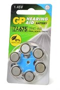 Батарейки для слуховых аппаратов GP Hearing Aid ZA675F-D6 ZA675 BL6