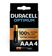 Батарейки Duracell OPTIMUM AAA MINI-STYLUS BLISTER 4PCS (блистер 4шт)