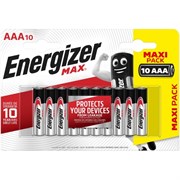 Батарейки ENERGIZER MAX LR03/E92/AAA BL10 - (блистер 10шт) Eco