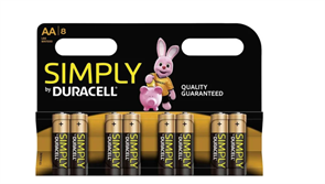 Батарейки Duracell SIMPLY AA STYLUS BLISTER 8PCS (блистер 8шт)