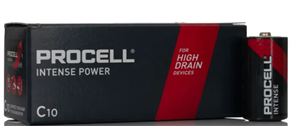 Батарейки Duracell LR14 10BL PROCELL INTENSE (блистер 10шт)