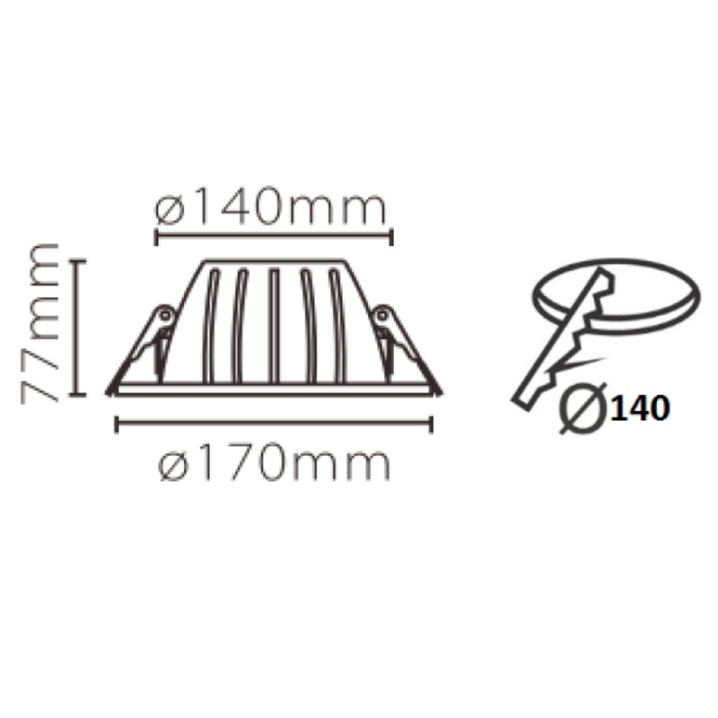 MODERN Ø=170мм