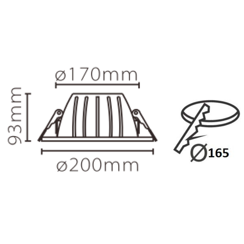 MODERN Ø=200мм