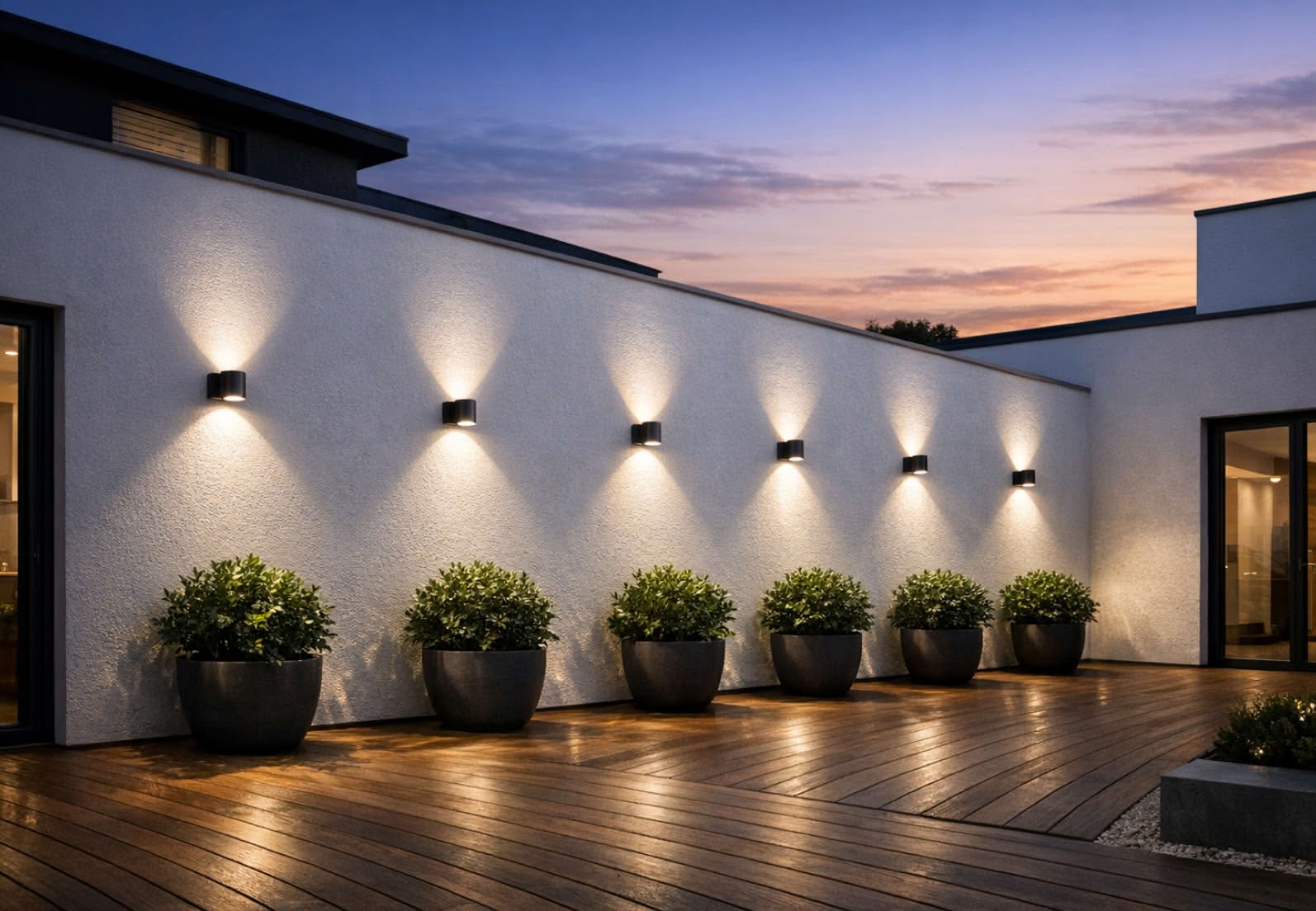 Скидка 15% на светильники для фасадного освещения