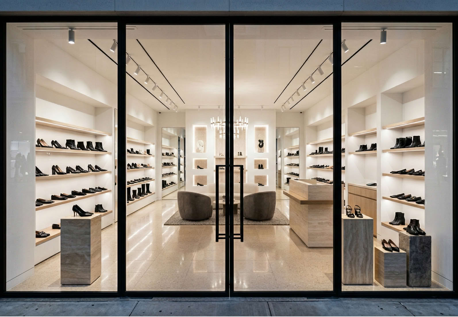 Скидка 15% на светильники для обувных магазинов