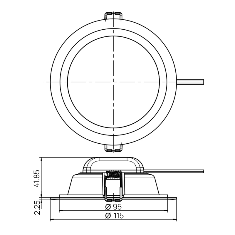 DL-E Ø=115мм